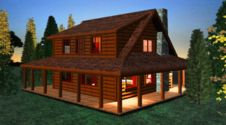 Kodiak Log Home